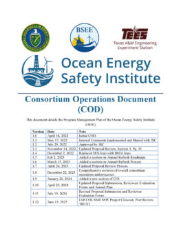 OESI Consortium Operations Document V1.12 Page 01